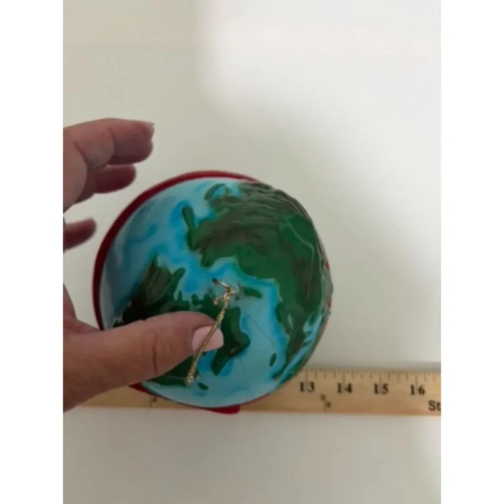 coca cola mobile collection globe with red band ornament/decoration